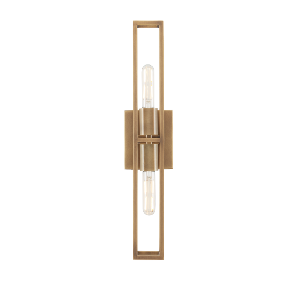 
                      
                        Bergen Brass Wall Sconce
                      
                    
