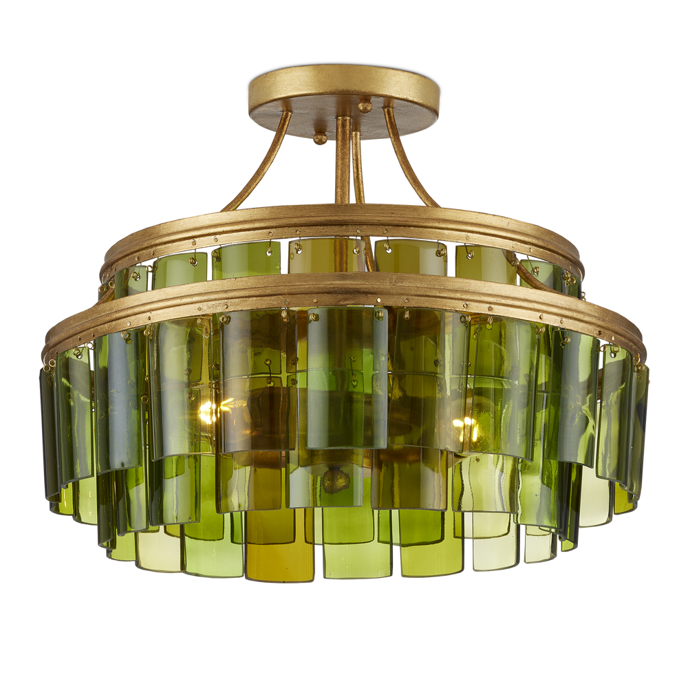 Vintner Green Semi-Flush Mount