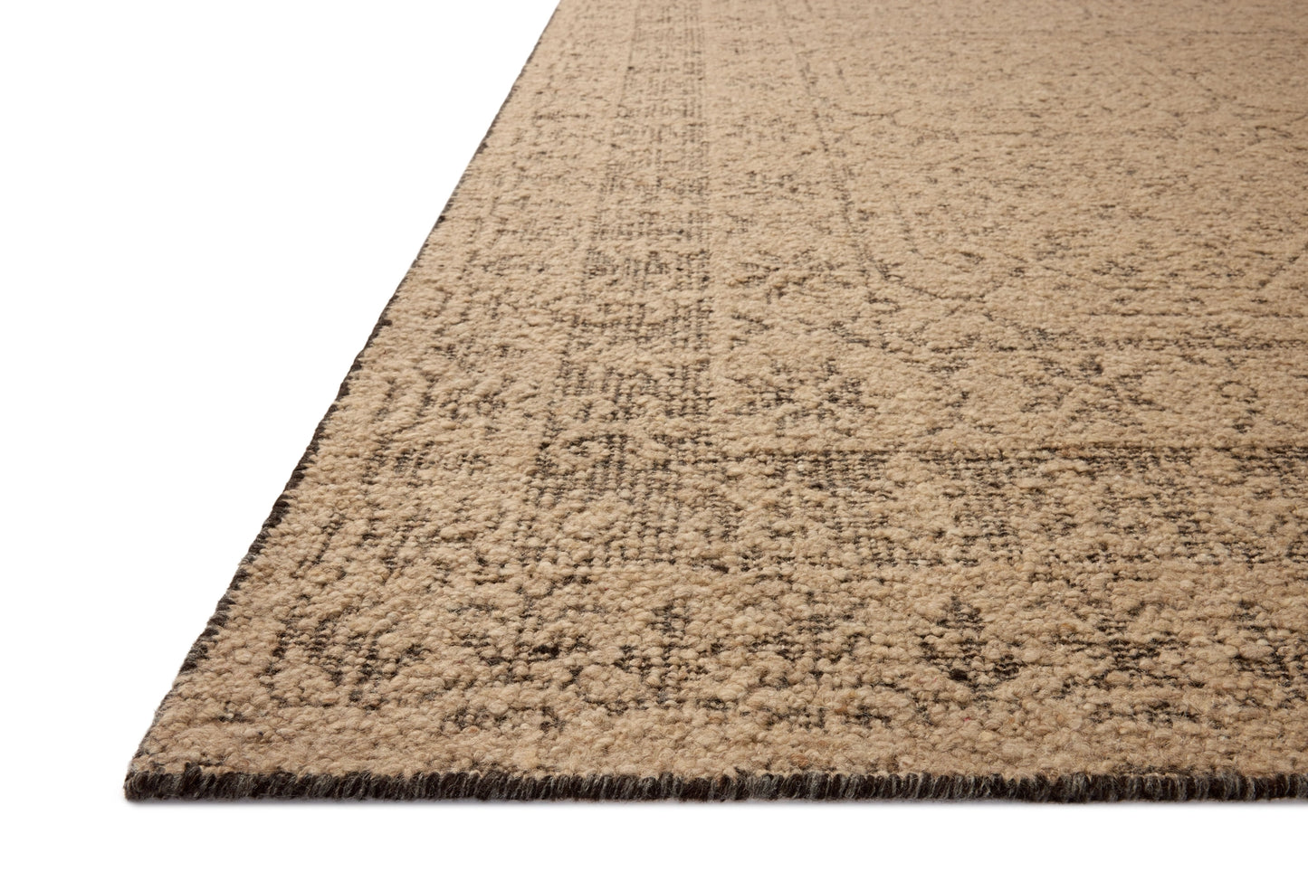 Loloi Novi Tan / Onyx 7'-9" x 9'-9" Area Rug