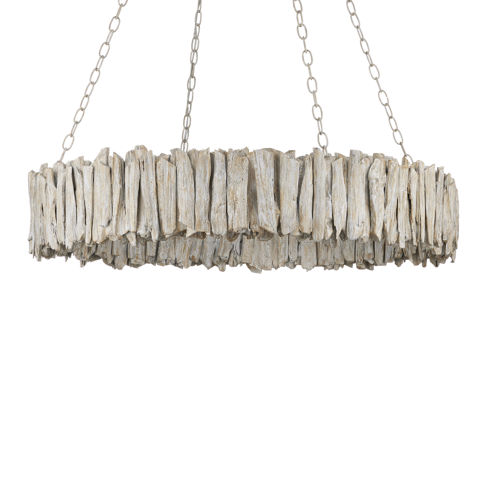 
                      
                        Driftwood Whitewash Ring Chandelier
                      
                    
