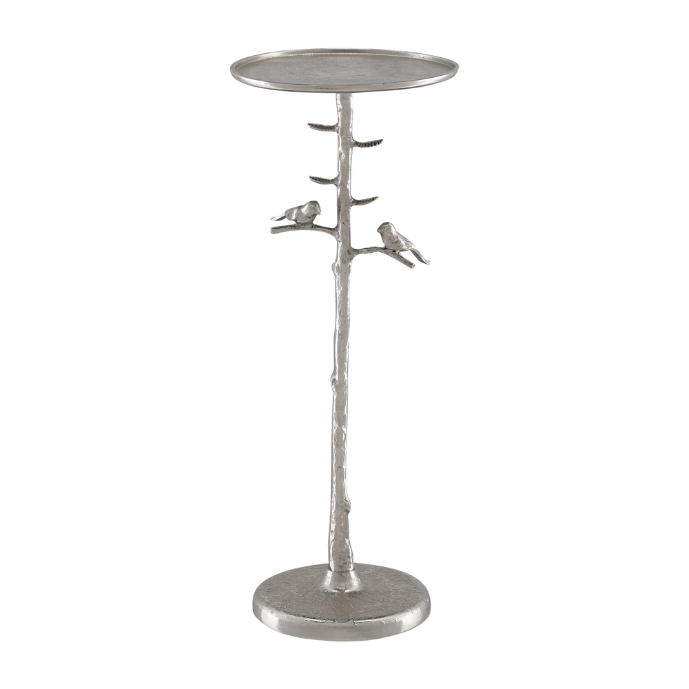 Piaf Silver Drinks Table