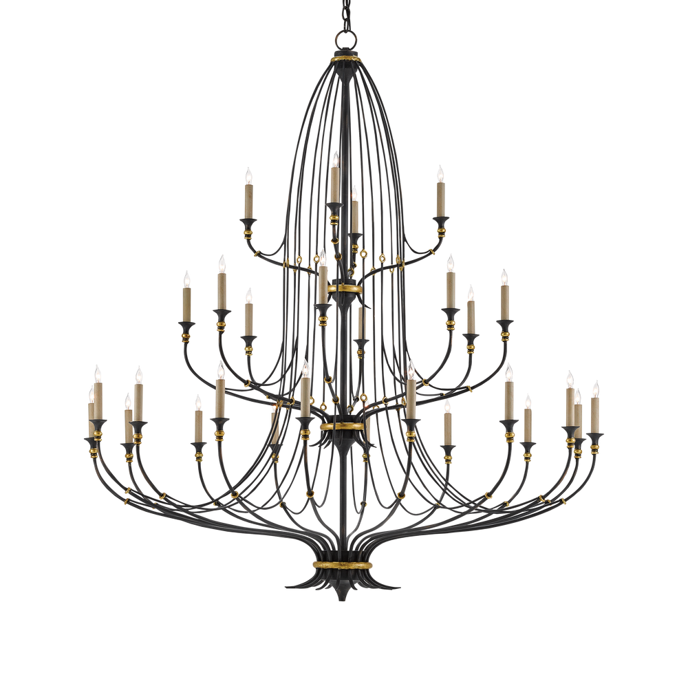 Folgate Grande Black Chandelier