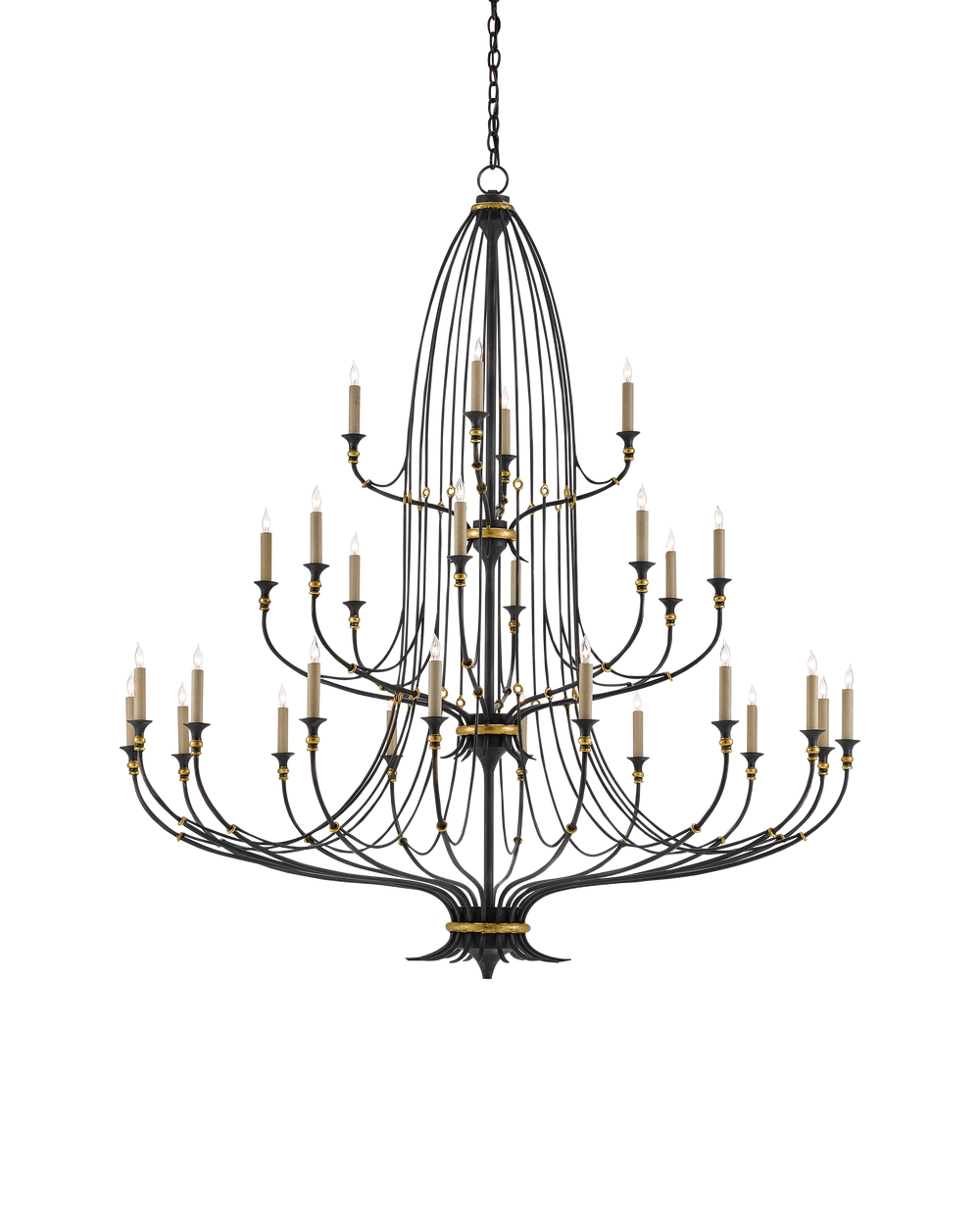 Folgate Grande Black Chandelier