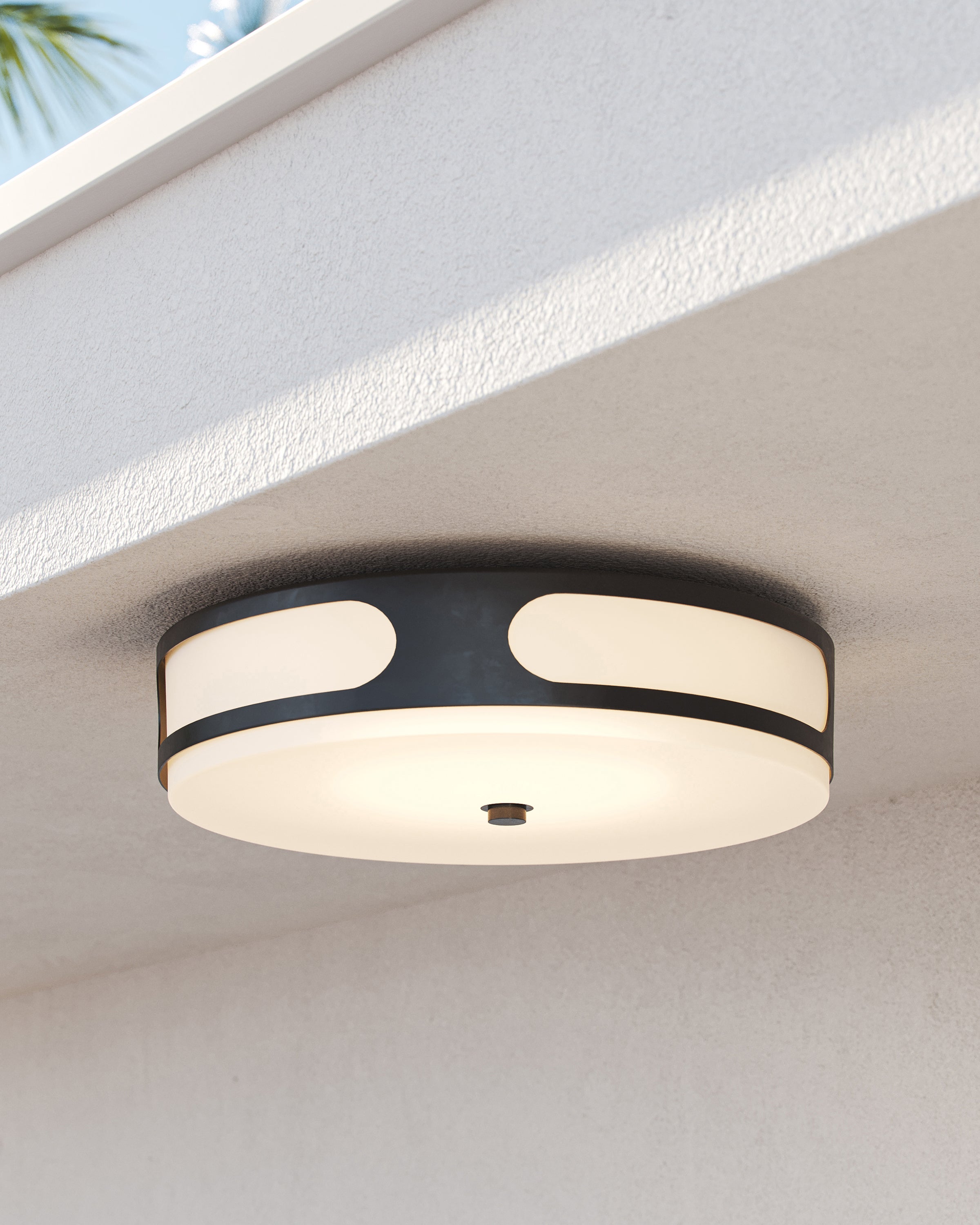Currey & Company Swale Outdoor Flush Mount - Thumbnail 3