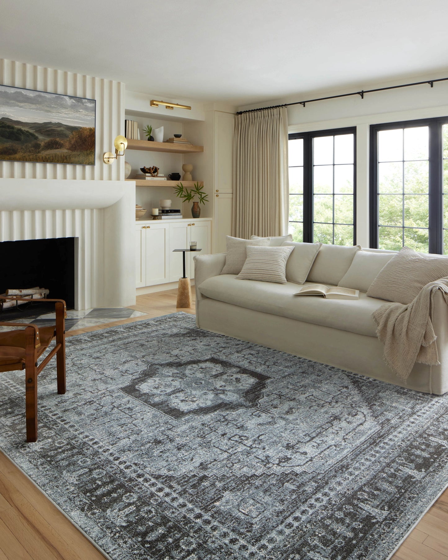 Loloi Odette Sky / Charcoal 11'-2" x 15'-7" Area Rug
