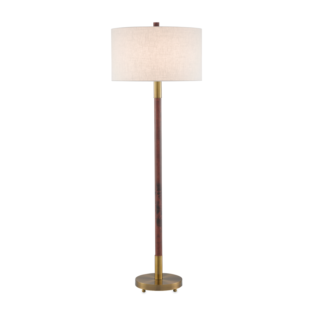Bravo Mahogany Floor Lamp