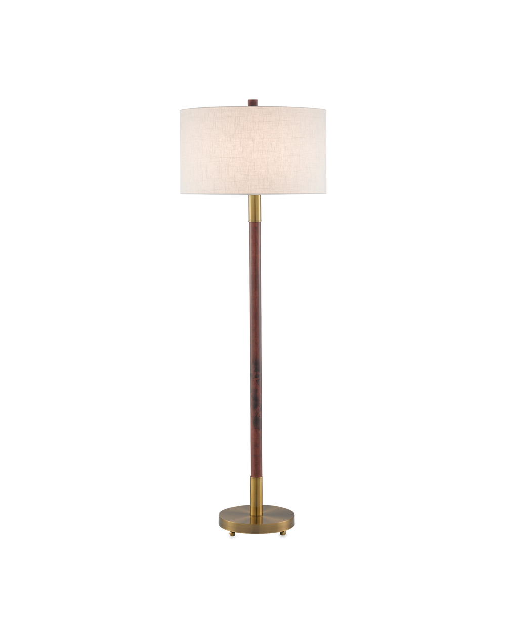 Bravo Mahogany Floor Lamp