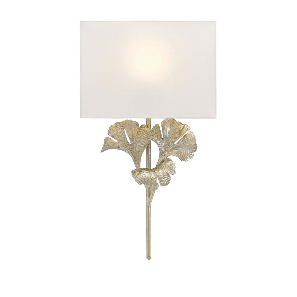 Gingko Silver Wall Sconce