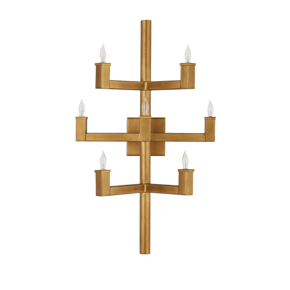 
                      
                        Andre Brass Wall Sconce
                      
                    