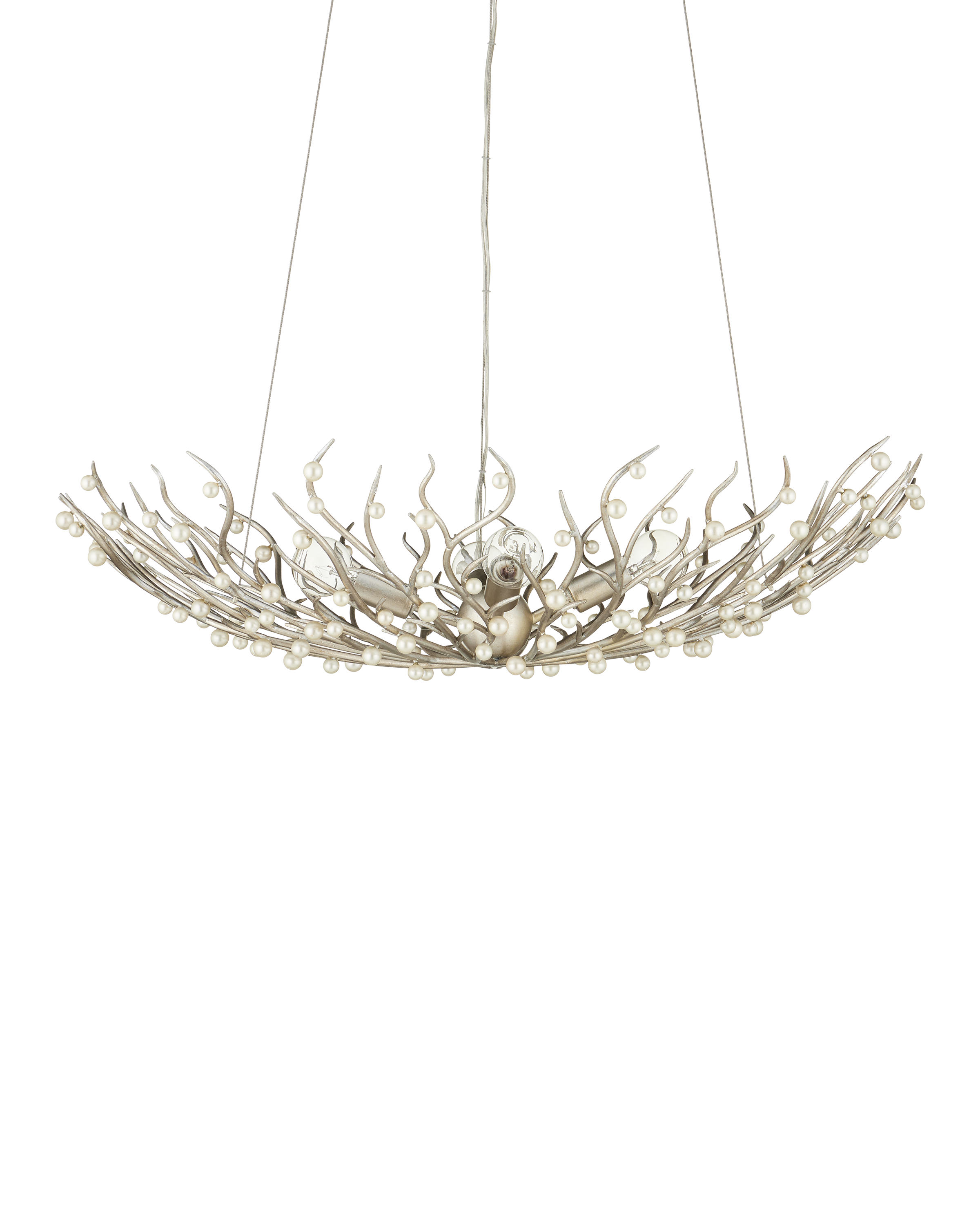 Currey & Company Shinju Pearl Bowl Chandelier - Thumbnail 5