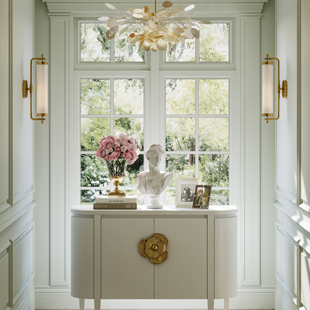 
                      
                        Latimer Brass Wall Sconce
                      
                    