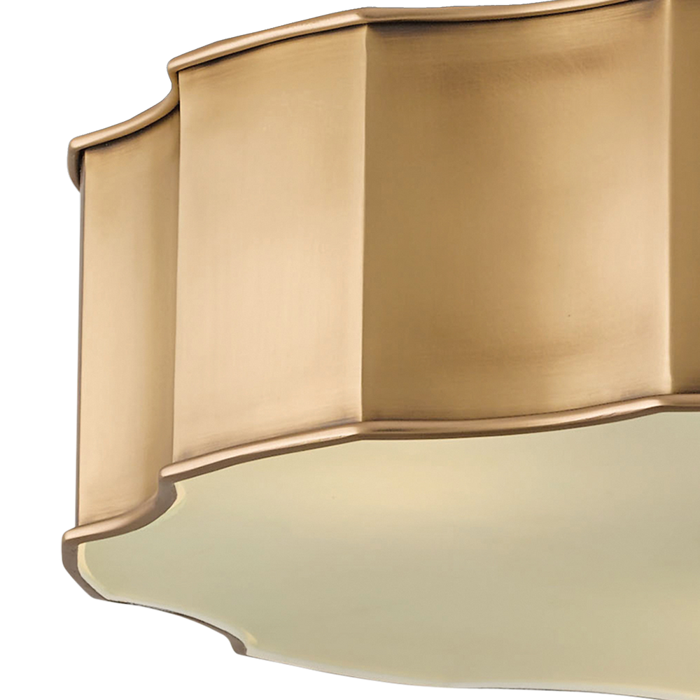 Wexford Brass Flush Mount