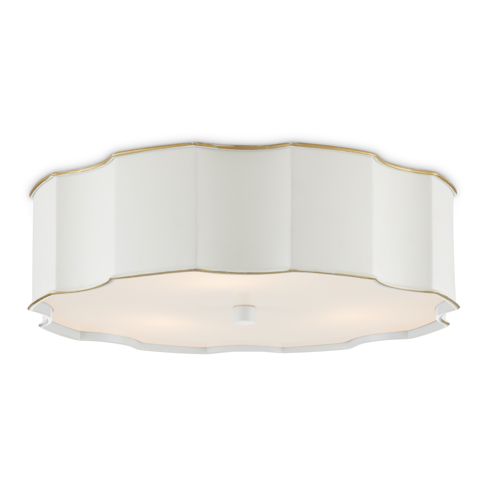 Wexford White Flush Mount