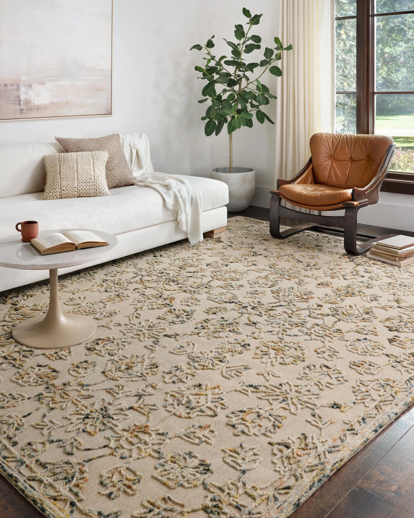 Loloi Halle Lagoon / Multi 18" x 18" Sample Rug