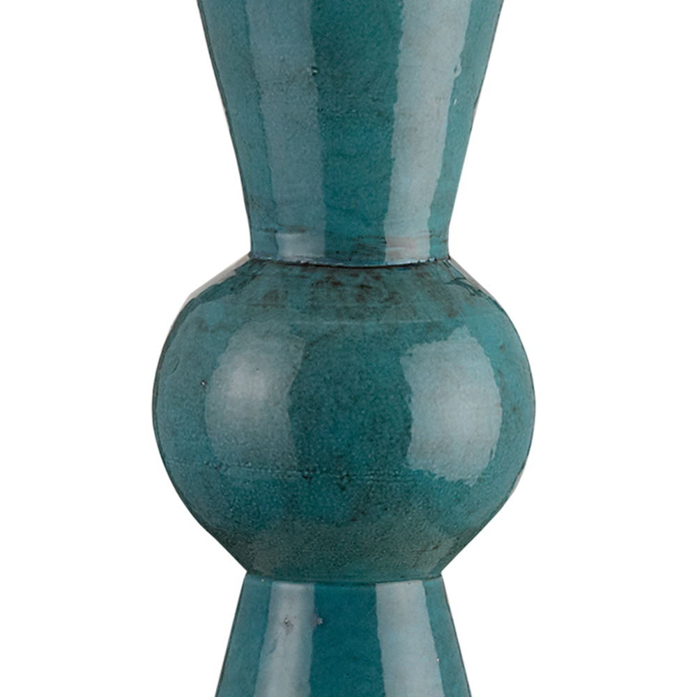Upbeat Teal Table Lamp