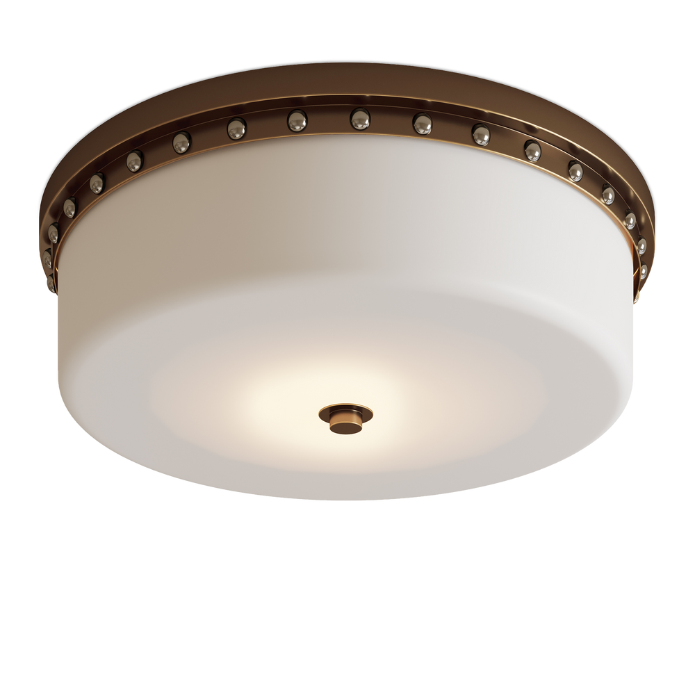 
                      
                        Barnabe Brass Flush Mount
                      
                    