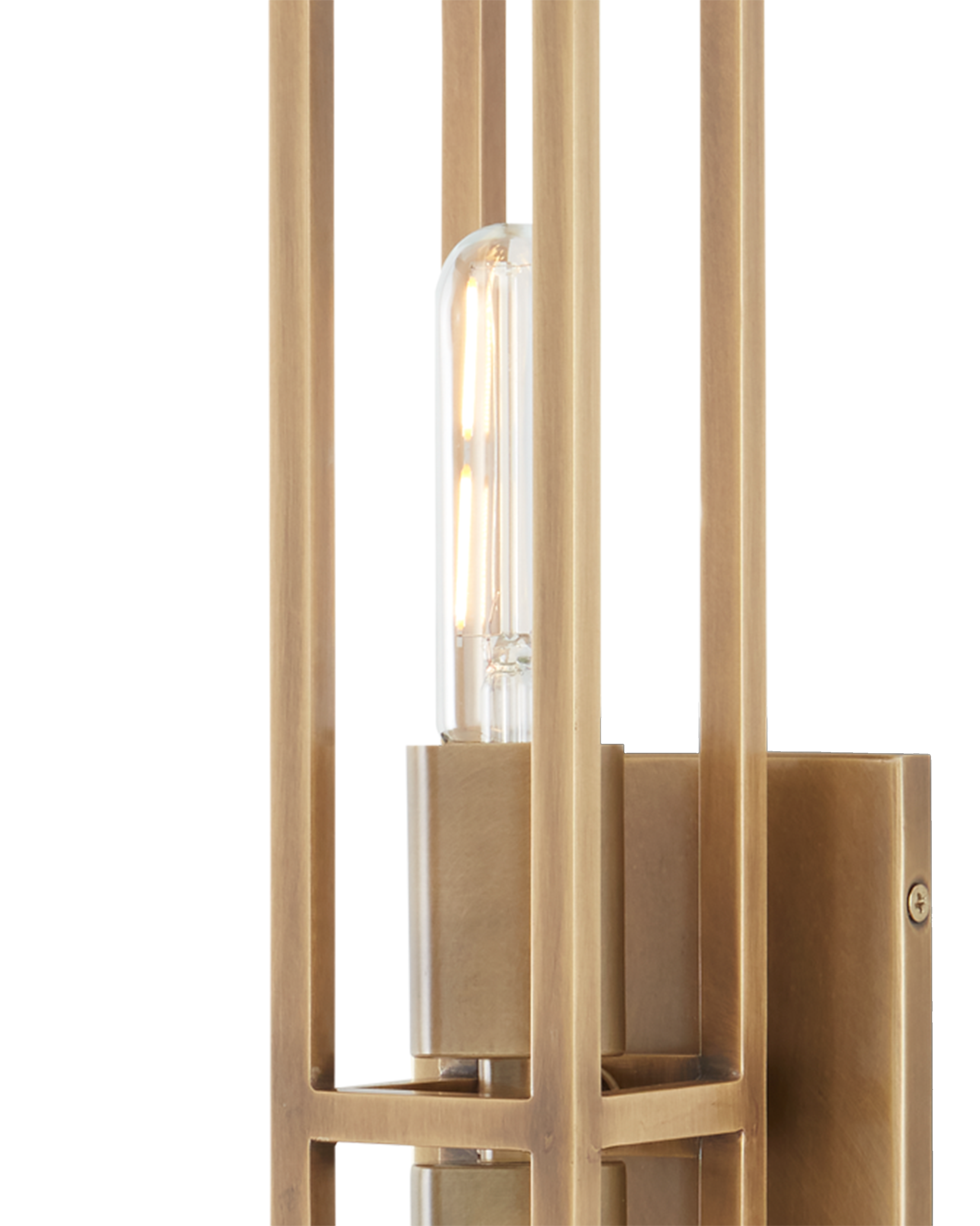 Bergen Brass Wall Sconce - Thumbnail 2