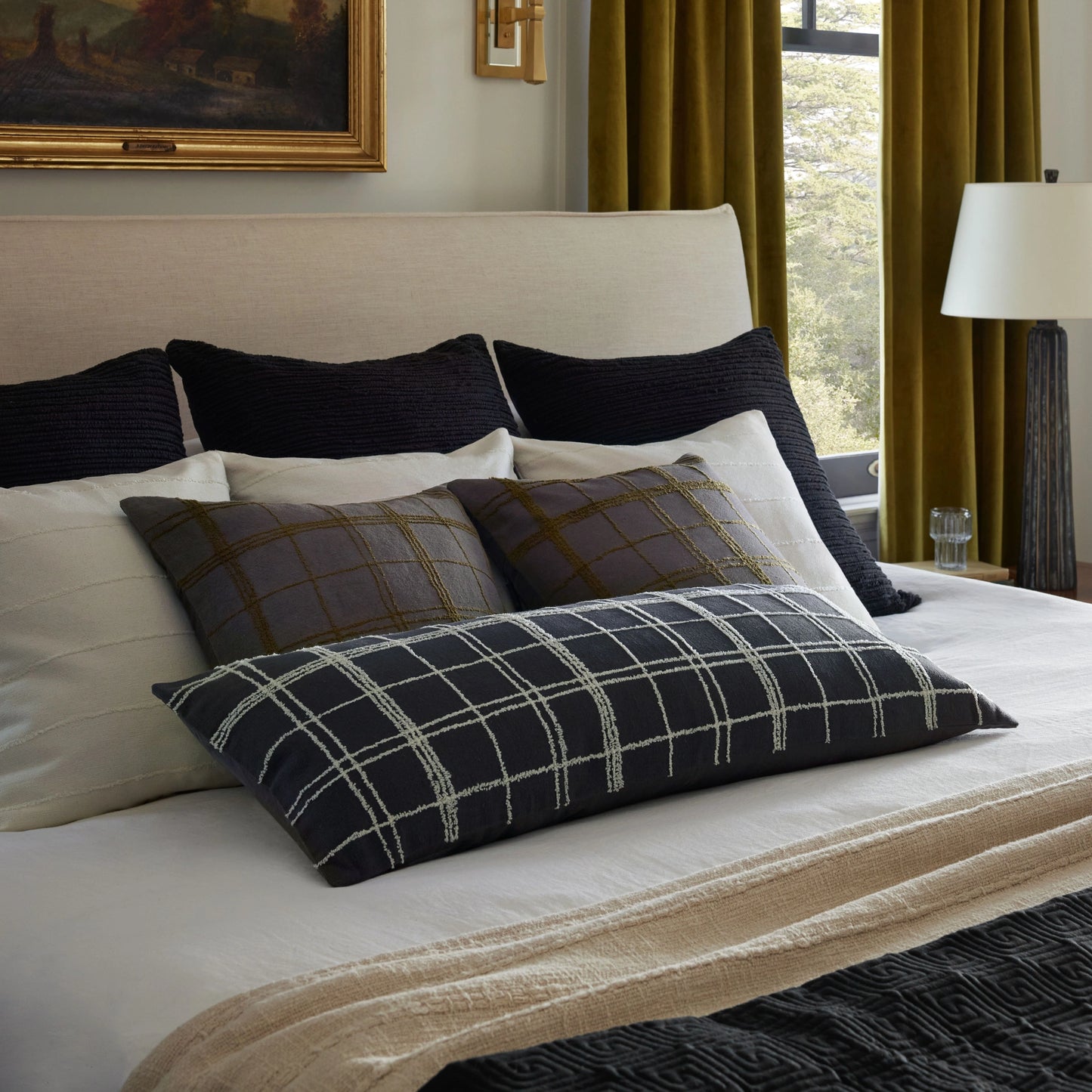 Jean Stoffer x Loloi Julia Ivory 18'' x 18'' Pillow