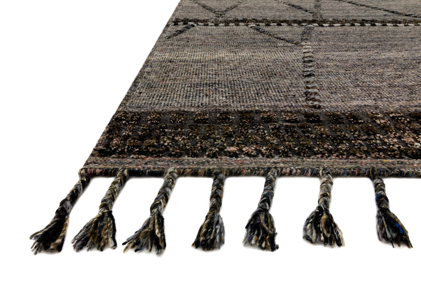 Loloi Iman Grey / Multi 8'-6" x 11'-6" Area Rug