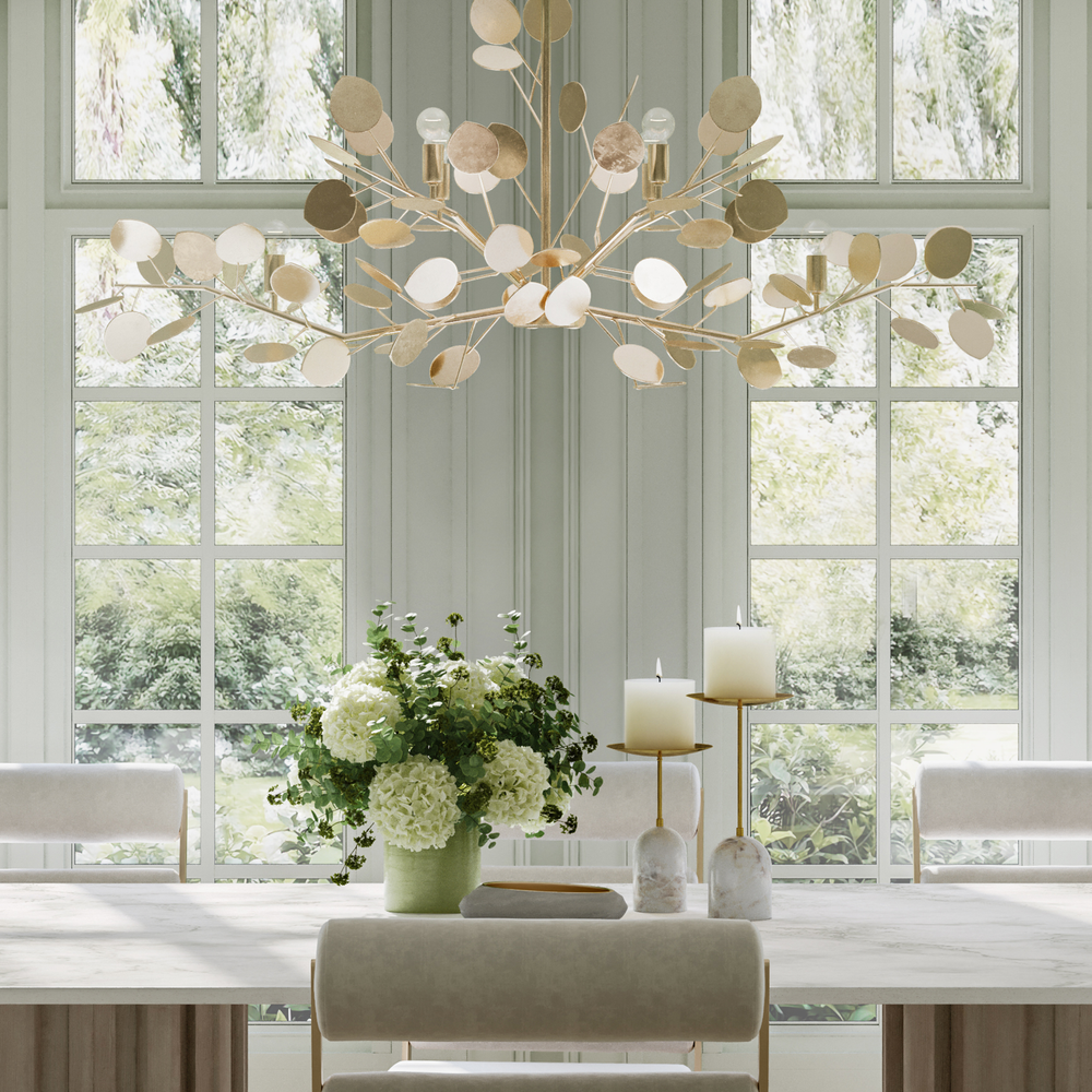 
                      
                        Lunaria Silver Oval Chandelier
                      
                    