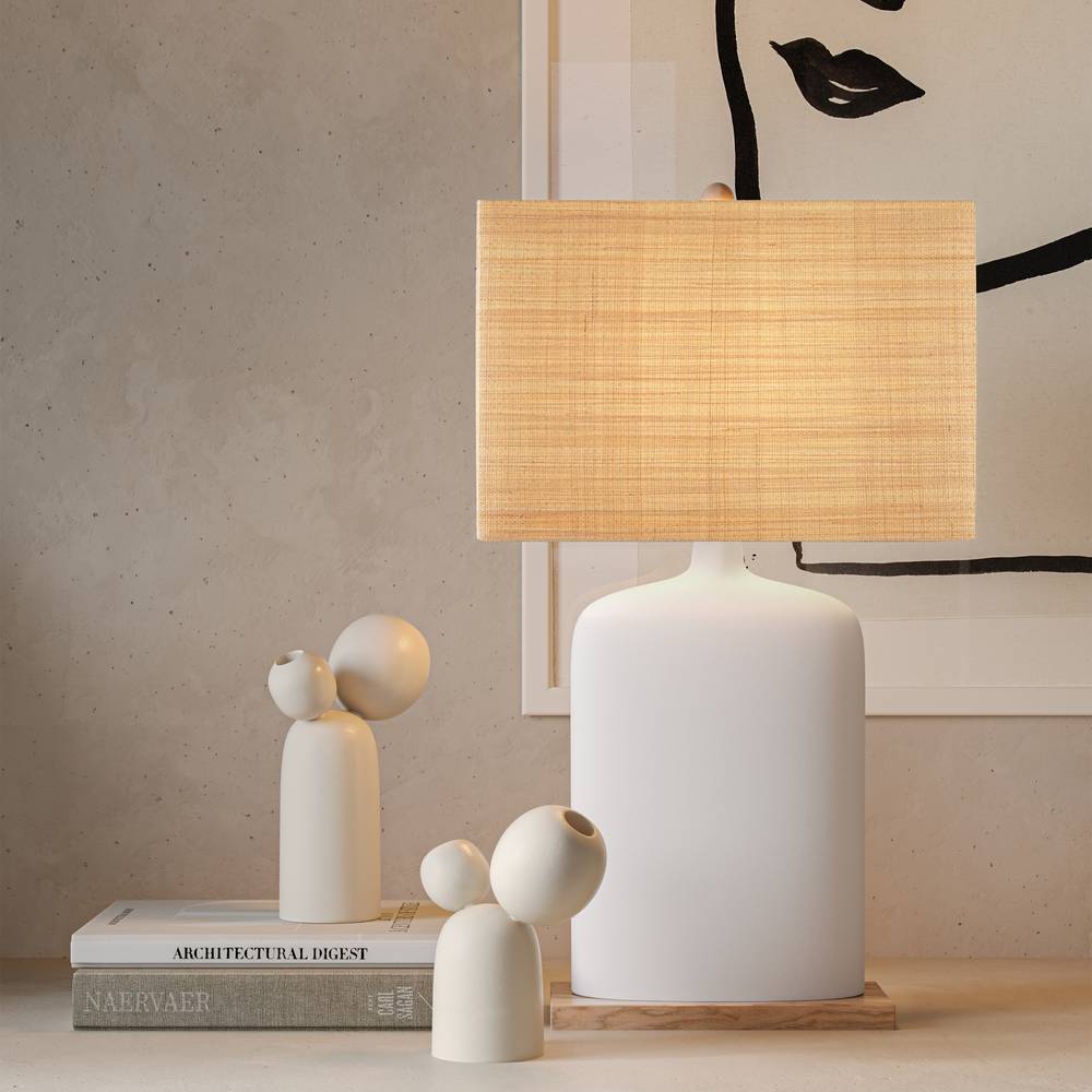 
                      
                        Musing White Table Lamp.
                      
                    