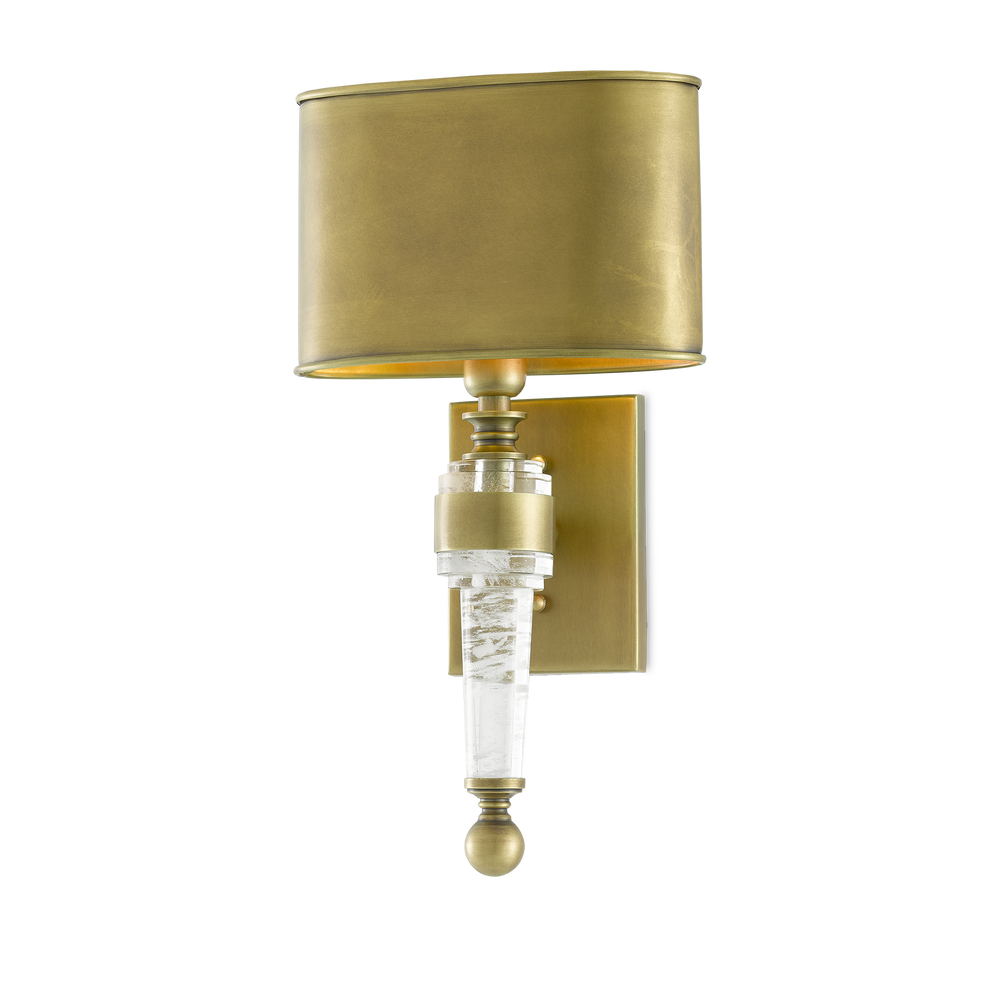 Lindau Brass Wall Sconce
