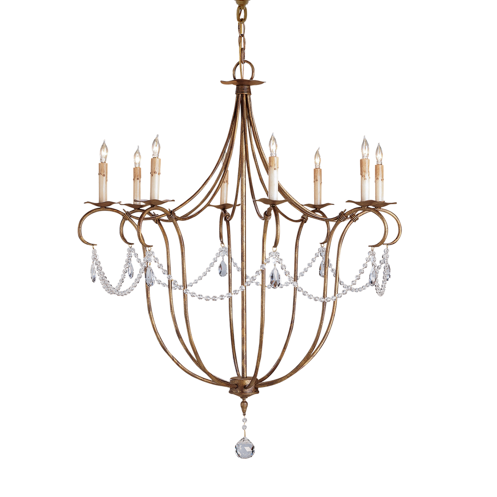 
                      
                        Crystal Lights Large Gold Chandelier
                      
                    