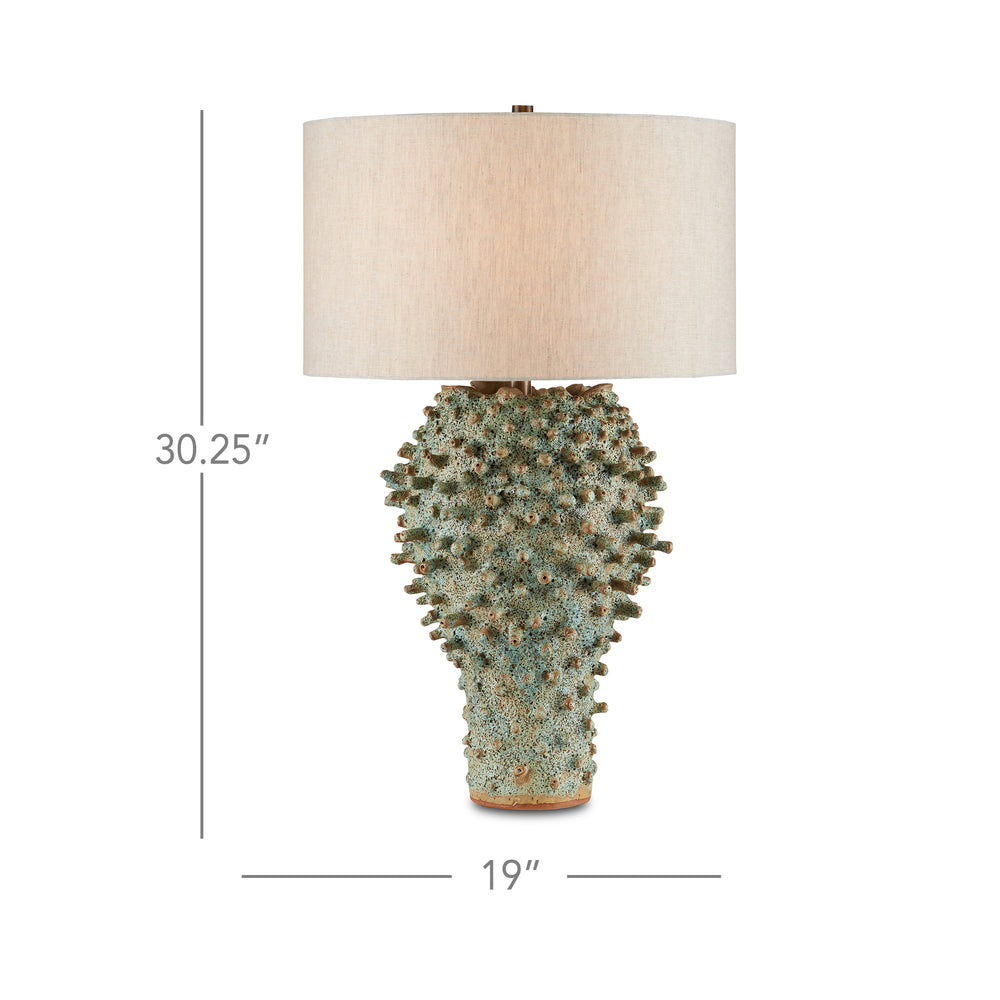
                      
                        Sea Urchin Green Table Lamp.
                      
                    