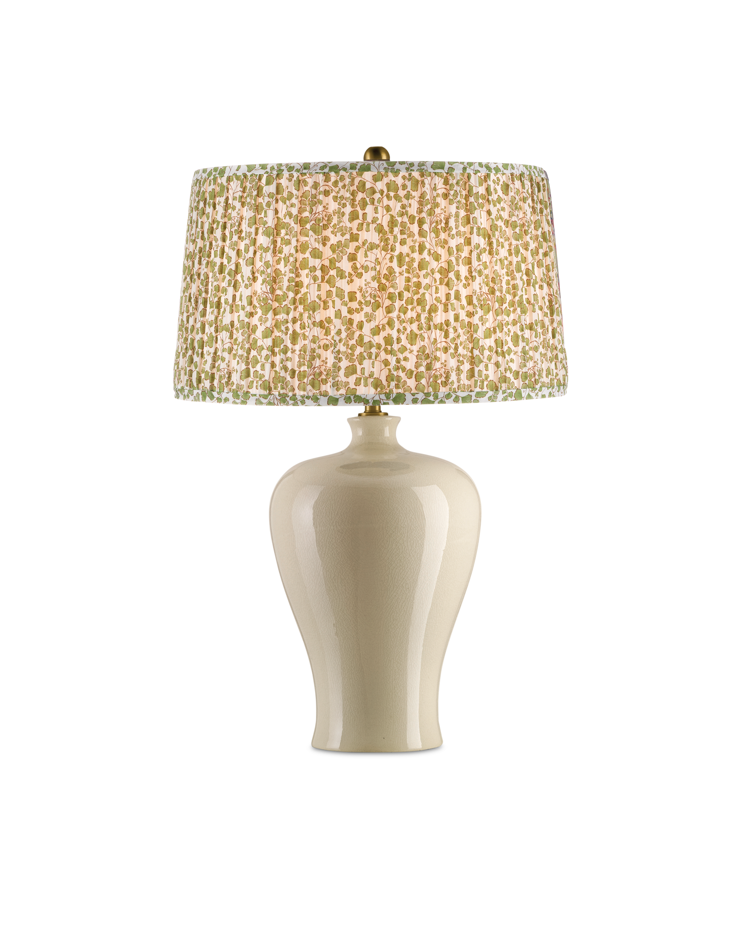 Maiden Fern Green Tapered Lamp Shade
