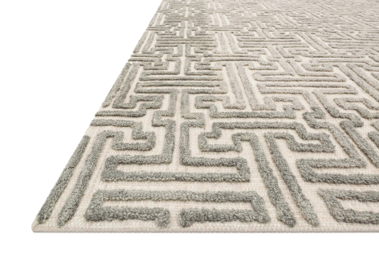 Loloi Ehren Stone / Sand 3'-6" x 5'-6" Accent Rug