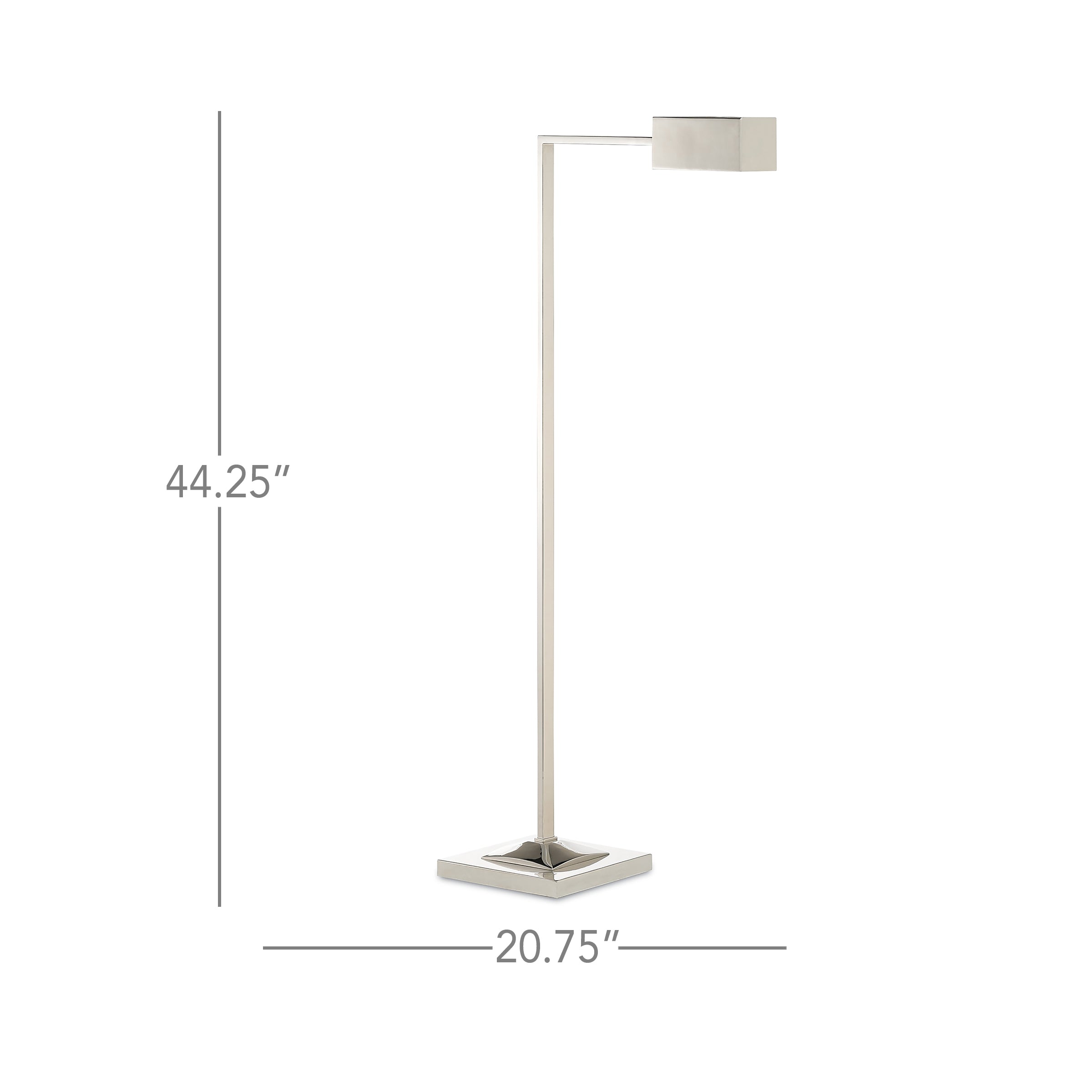 Ruxley Nickel Floor Lamp