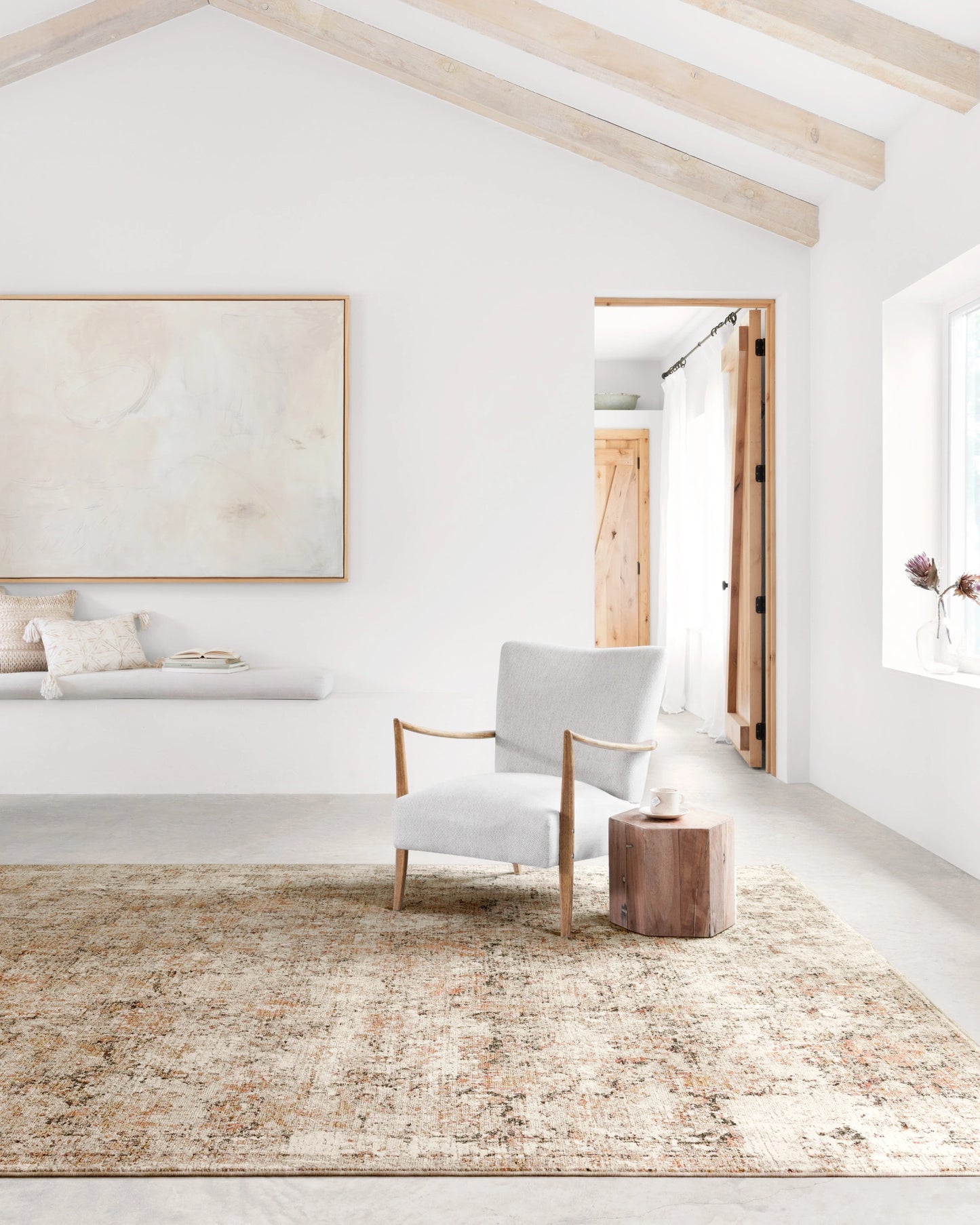 Loloi Theia Taupe / Gold 9'-5" x 12'-10" Area Rug