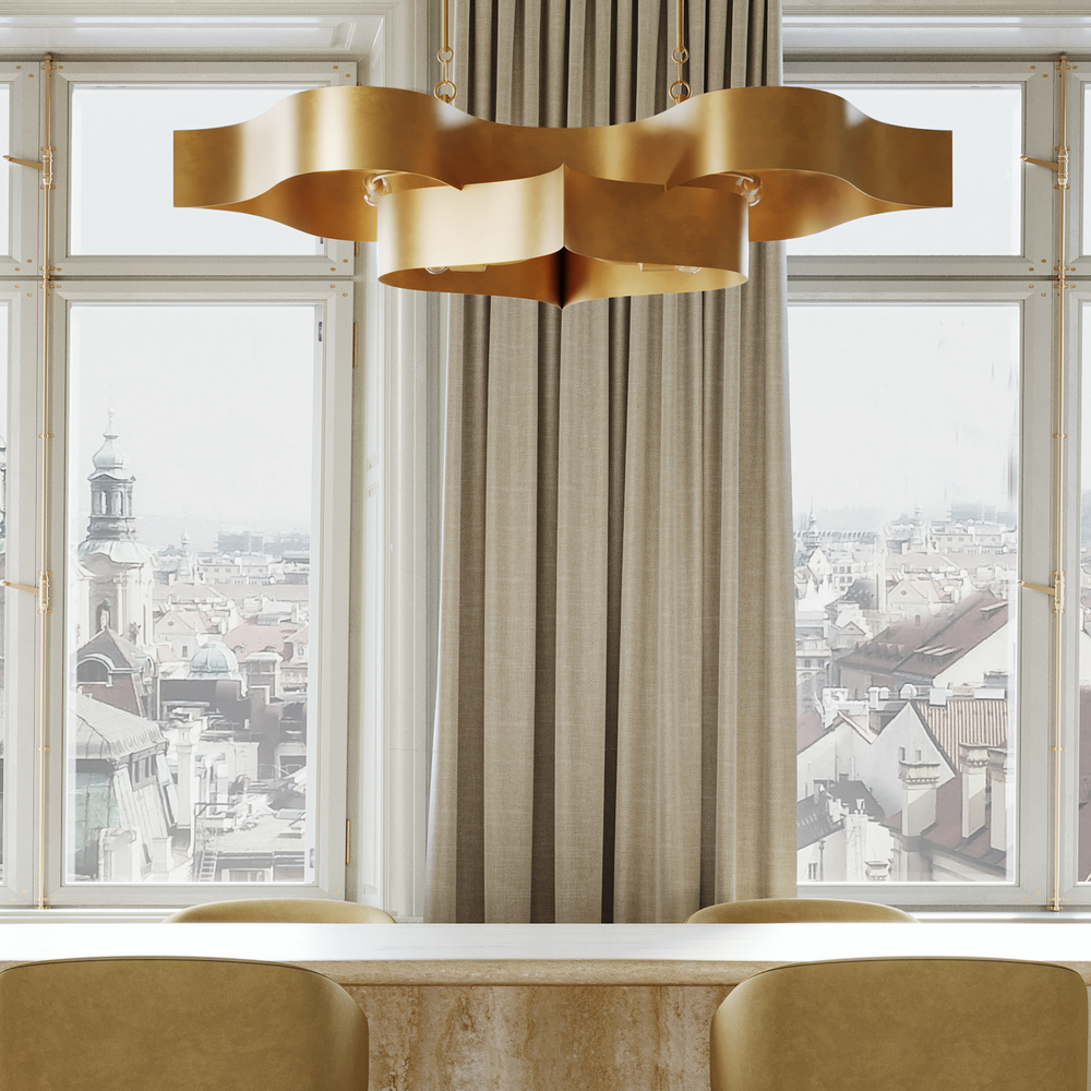 
                      
                        Grand Lotus Oval Gold Chandelier
                      
                    