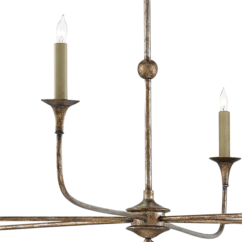 Nottaway Large Bronze Chandelier