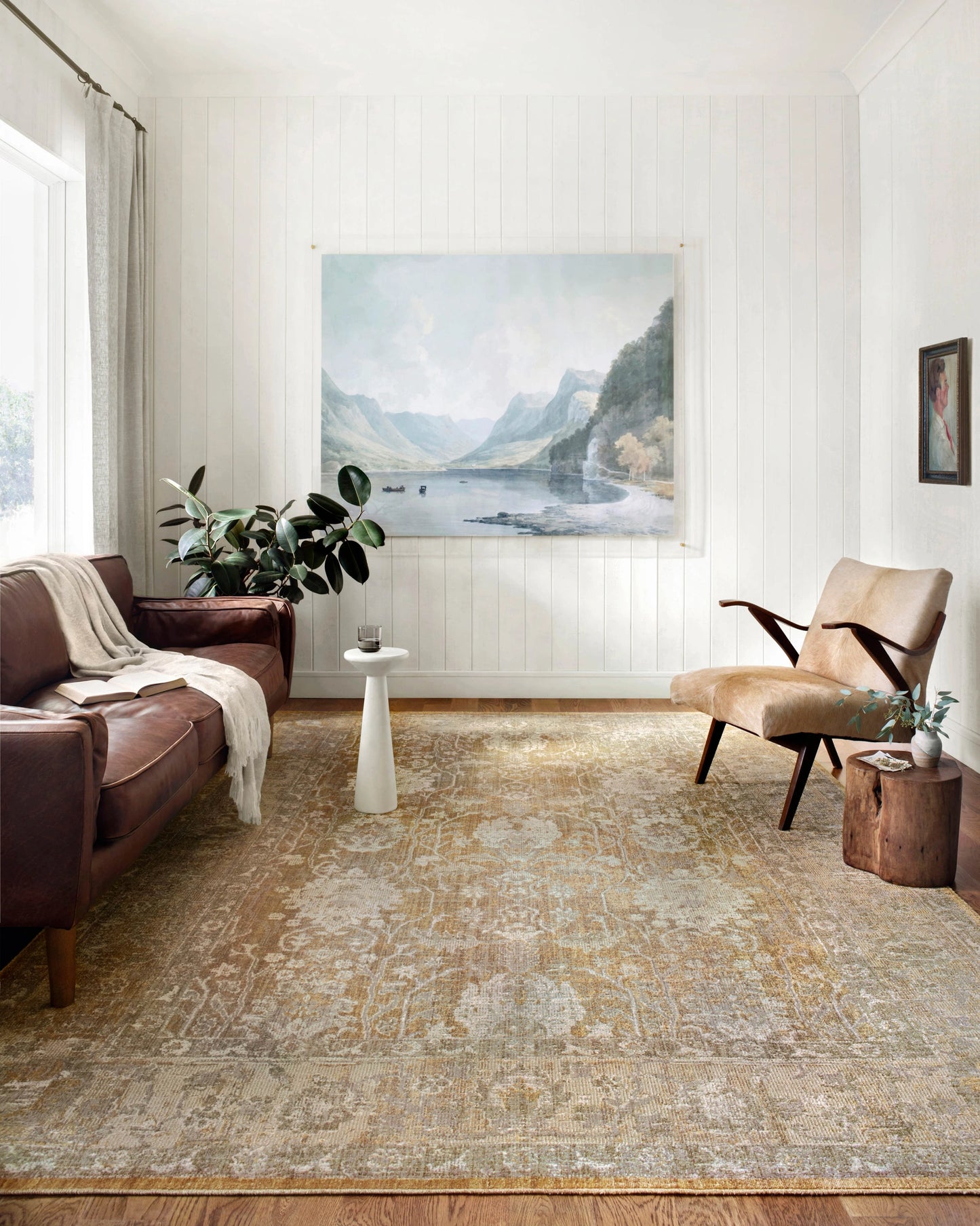 Chris Loves Julia x Loloi Rosemarie Gold / Sand 10'-0" x 14'-0" Area Rug