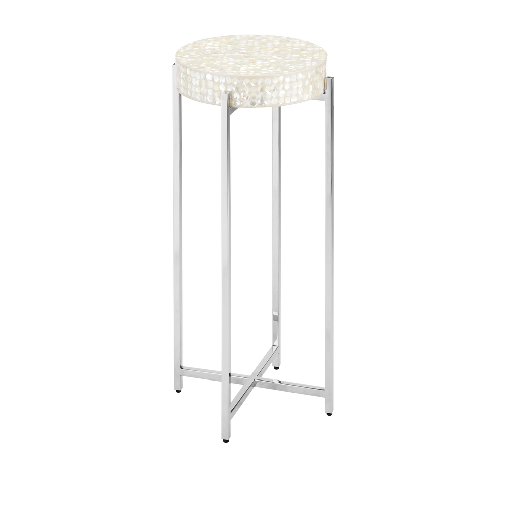 
                      
                        Gerri Dot Mother of Pearl Drinks Table
                      
                    