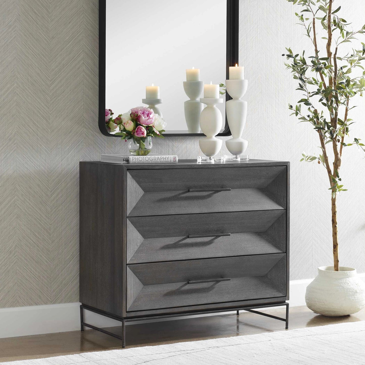 Uttermost Knox Dark Walnut Accent Chest