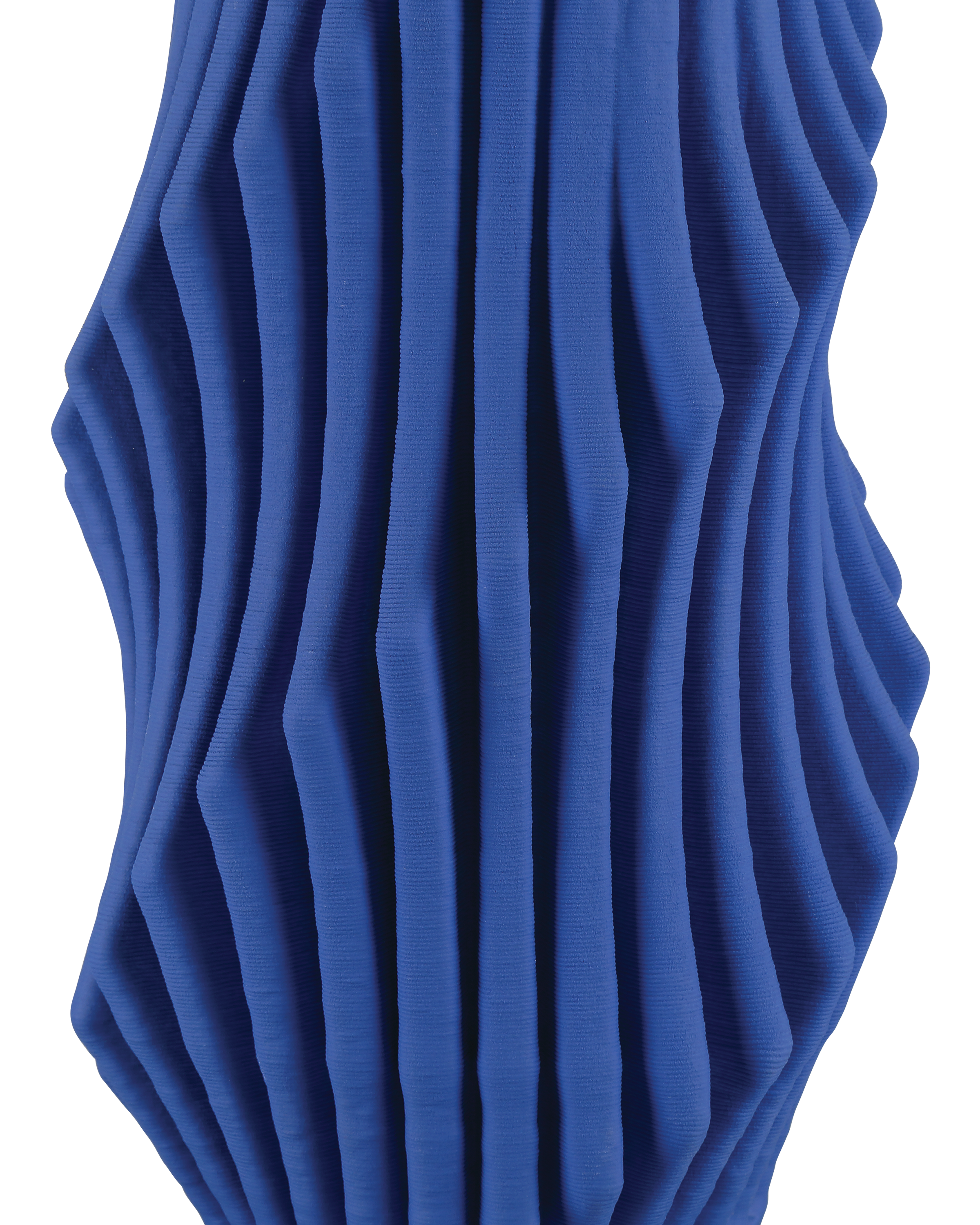 Blue Pleat Large Vase - Thumbnail 2