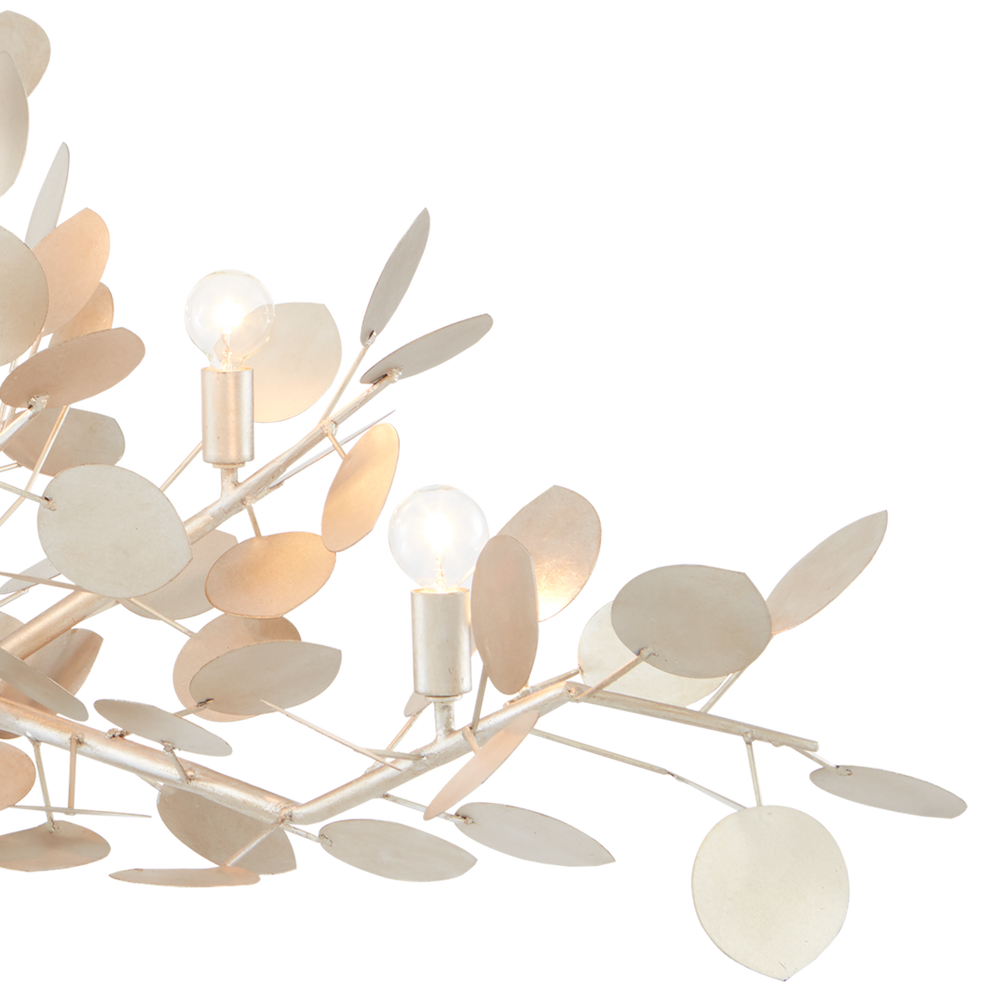 Lunaria Silver Oval Chandelier