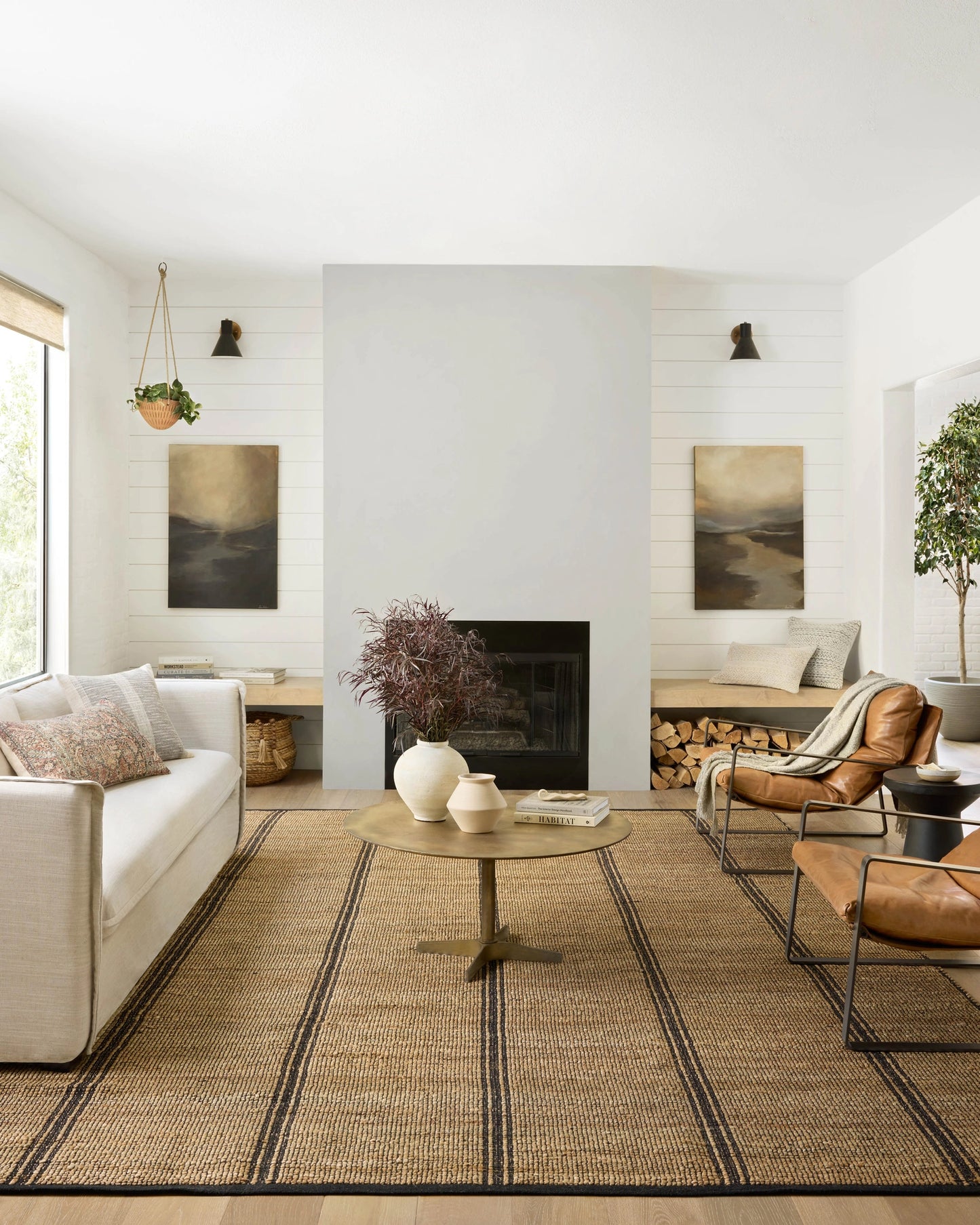Angela Rose x Loloi Colton Natural / Black 9'-0" x 12'-0" Area Rug
