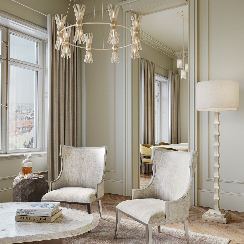 
                      
                        Novatude Gold & Silver Chandelier
                      
                    