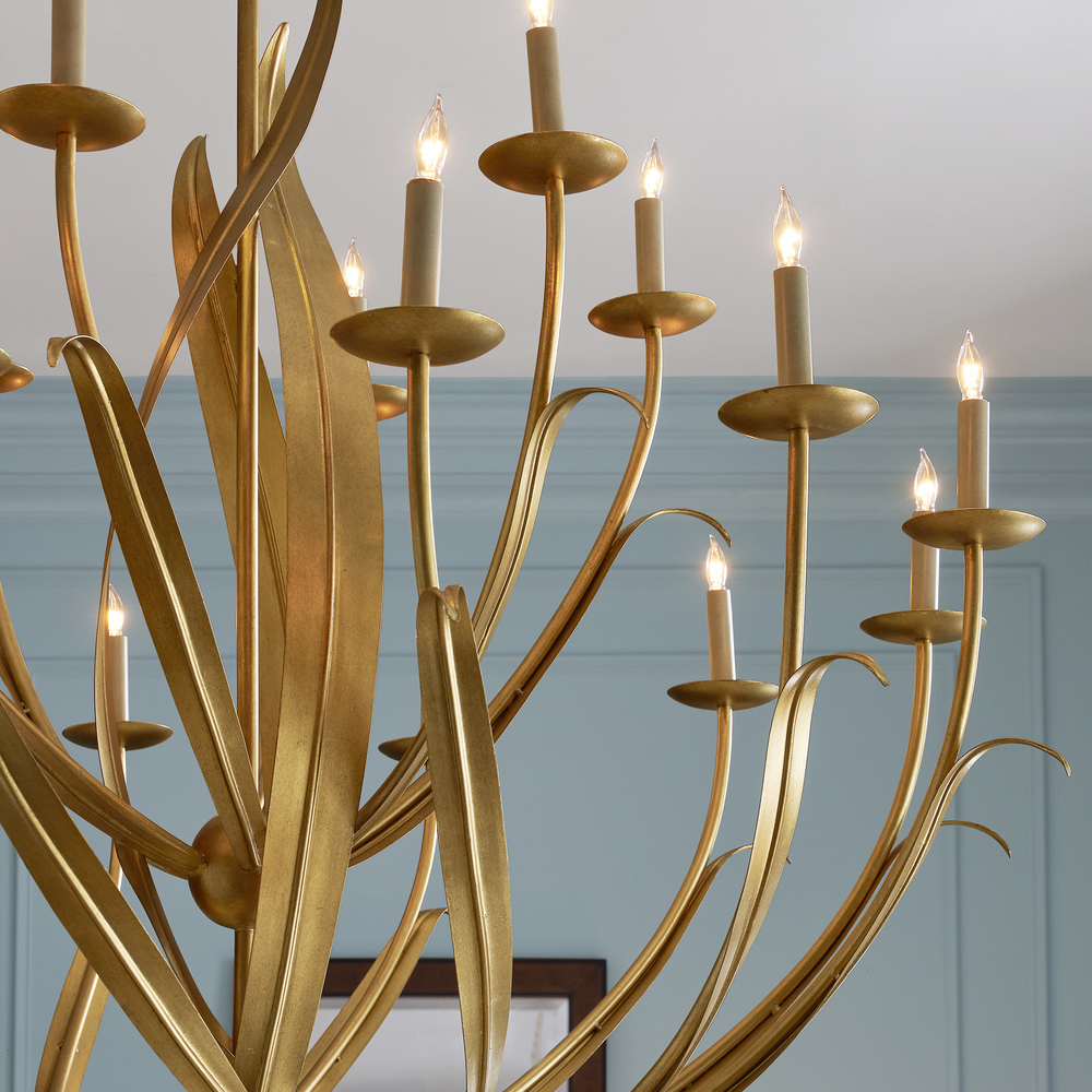 
                      
                        Menefee Large Gold Chandelier
                      
                    