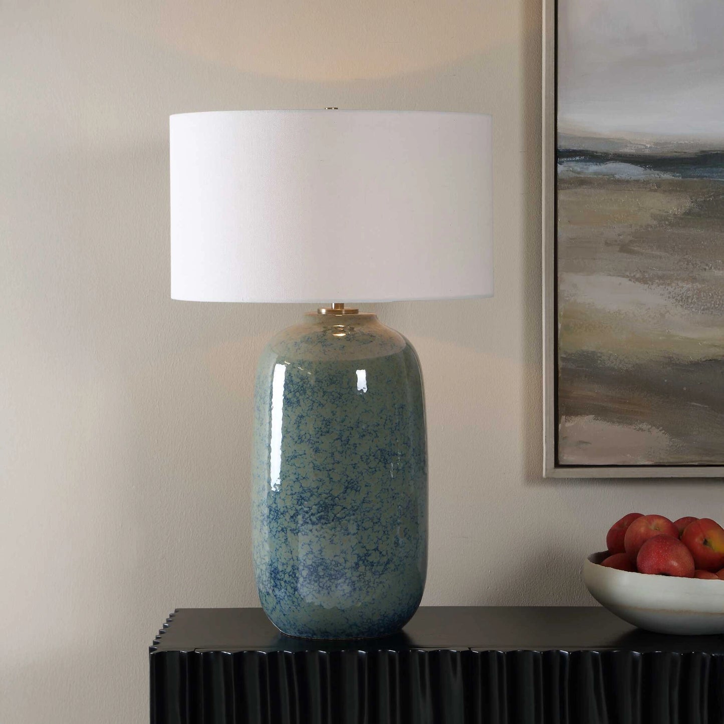 Uttermost Caliendo Blue & Sage Table Lamp