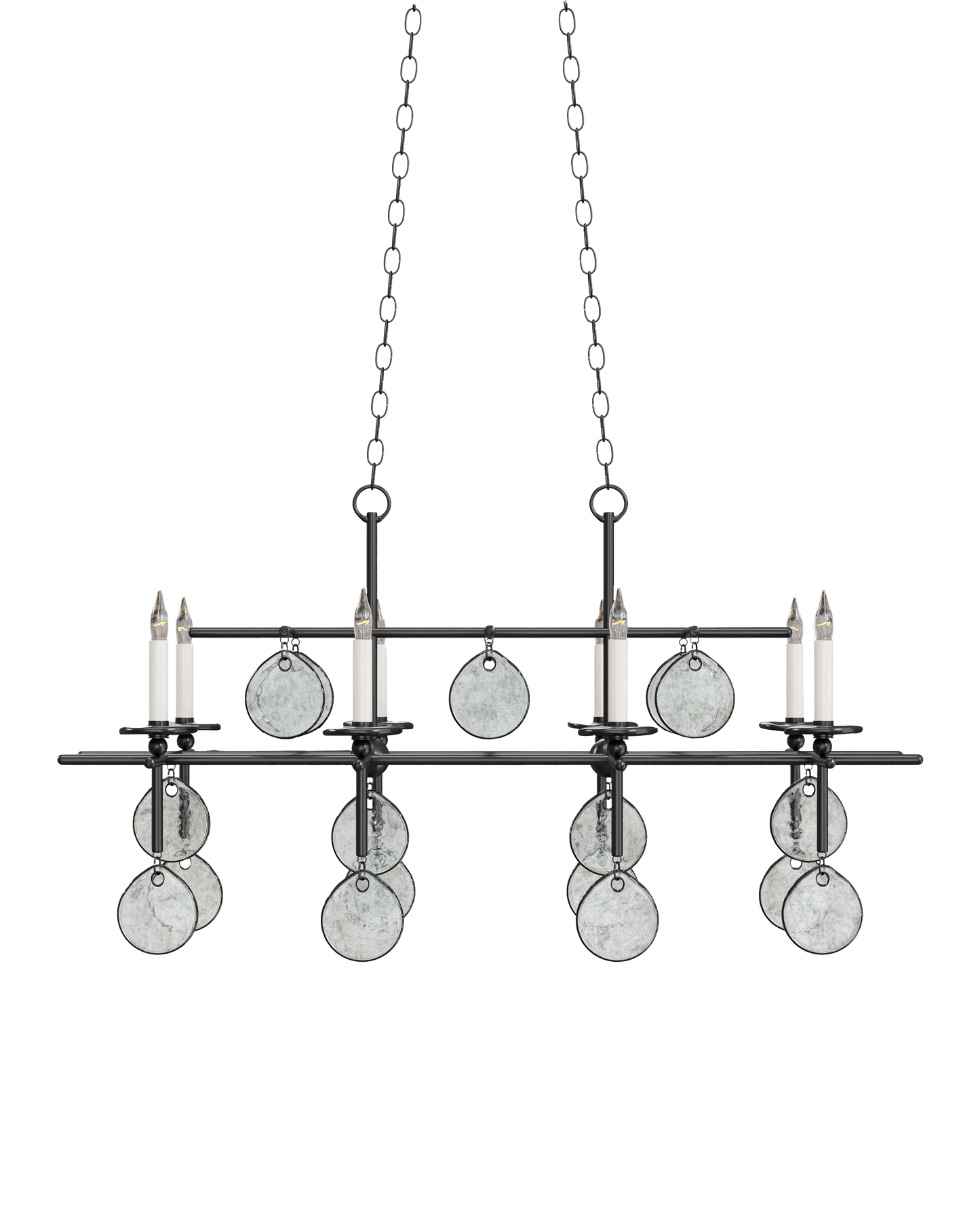 Sethos Black Rectangular Chandelier