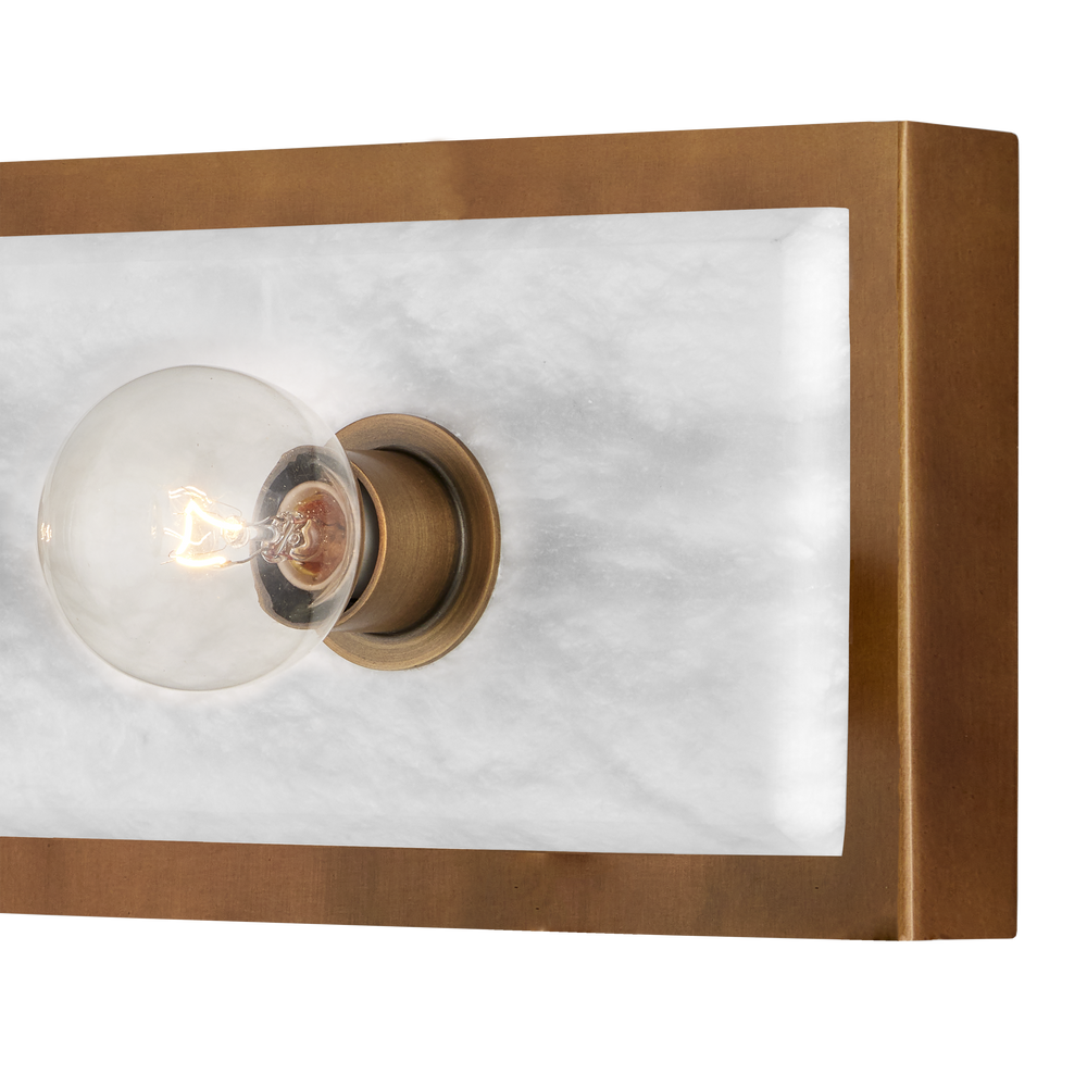Berdine Large Brass Wall Sconce.