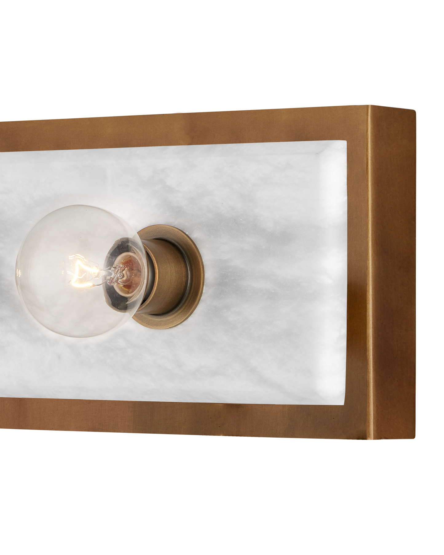 Berdine Large Brass Wall Sconce.