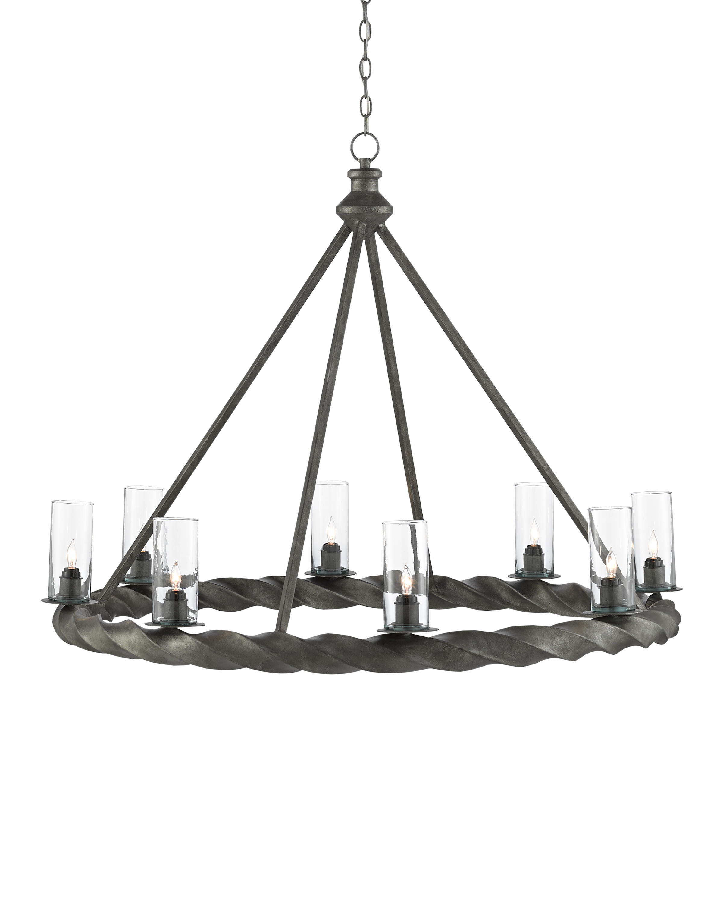 Orson Black Chandelier - Thumbnail 4