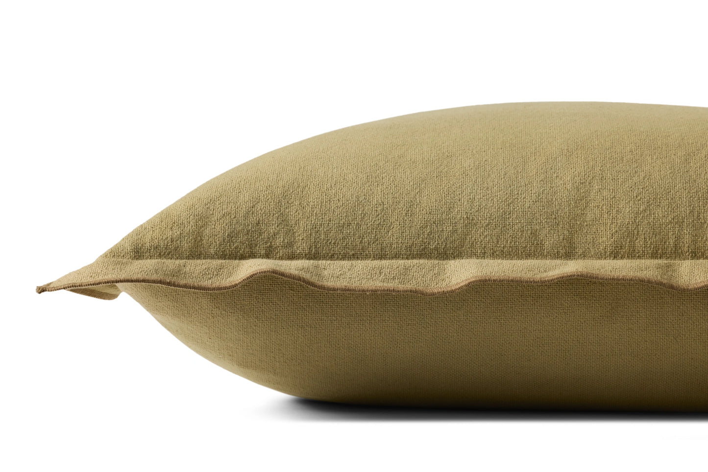 Leanne Ford x Loloi Captain Olive 18'' x 18'' Cover w/Poly Pillow