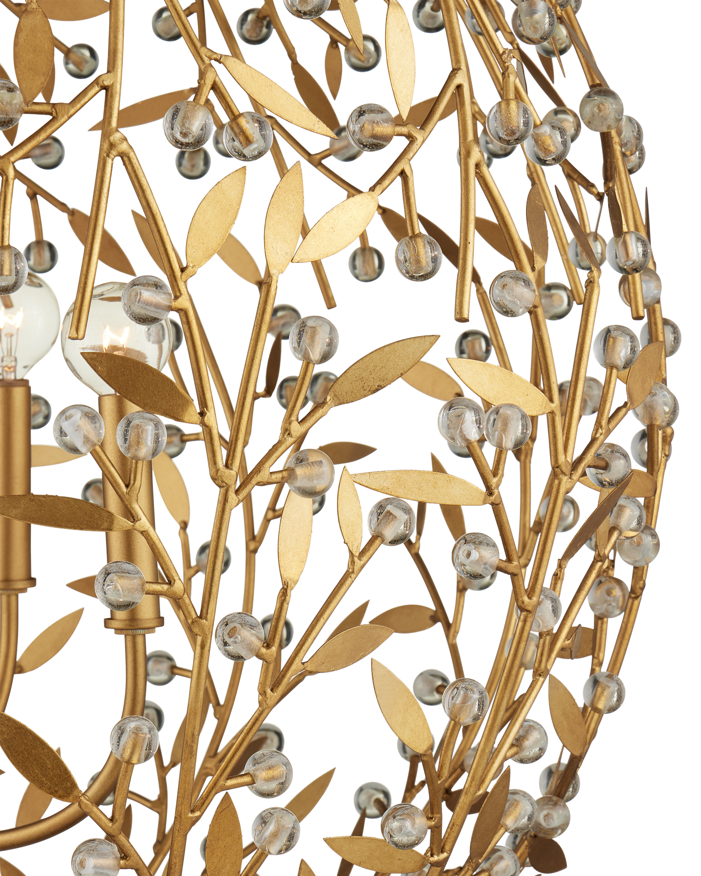 Secret Garden Gold Orb Chandelier