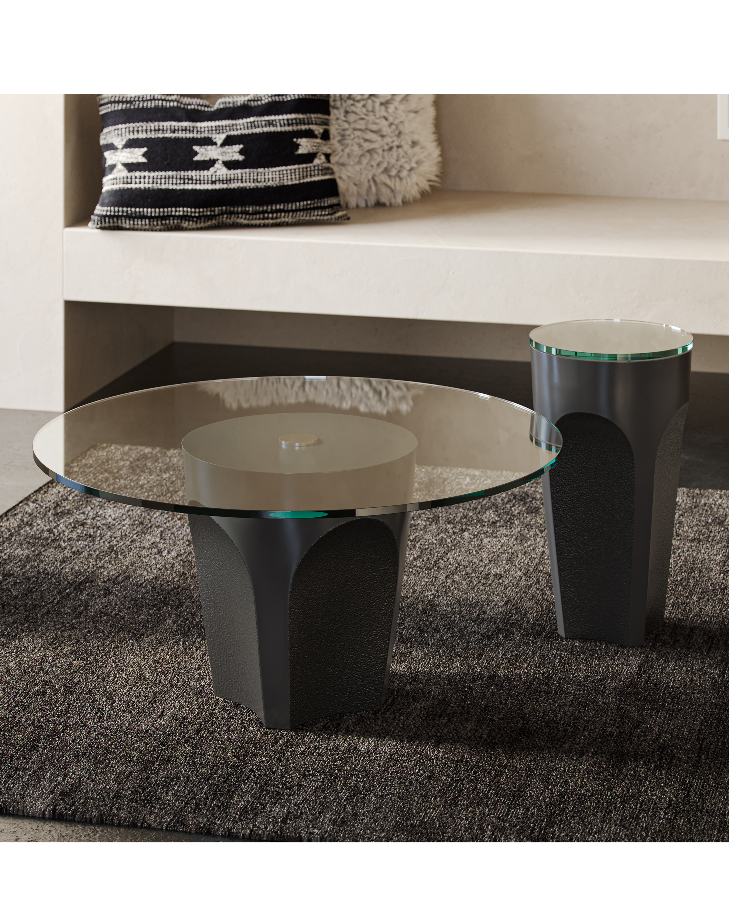 Lemy Black Drinks Table - Thumbnail 3